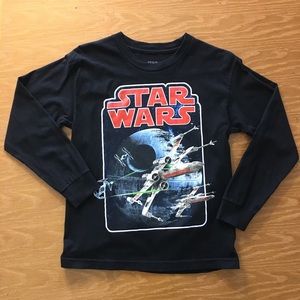 Star Wars kids medium black long sleeve